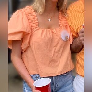 ZARA SHORT SLEEVE TOP